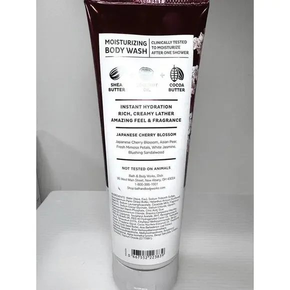 Japanese Cherry Blossom Moisturizing Body Wash - 10 FL OZ - Picture 2 of 2